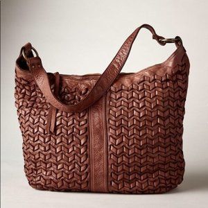 Laurel woven hobo bag by Trask (Sundance catalog)